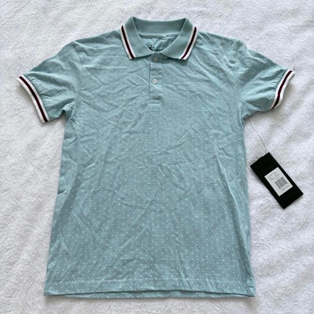 Straightfaded Polo Shirt Kid's 10/12 NWT Preppy Collared Short Sleeve Casual